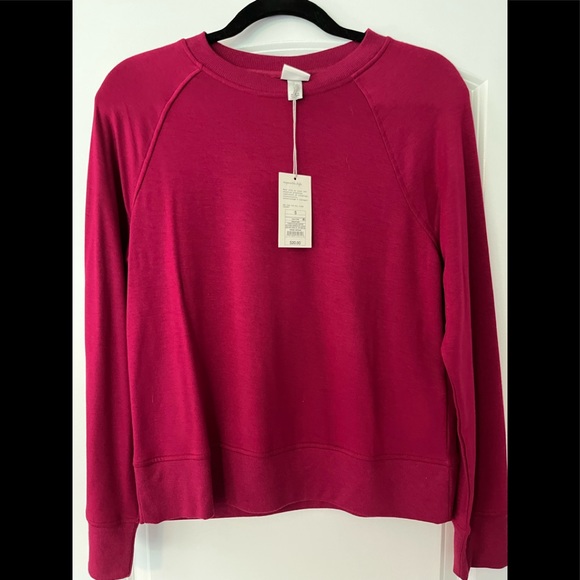 A New Day sweatshirt wine colored